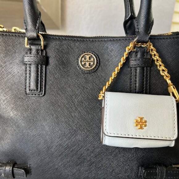 Tory Burch Leather AirPod Holder - Picture 10 of 10